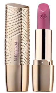 Deborah Milano Red Lippenstift Nr. 7 Rose Dahlia, volle und glänzende Farbe, mit Hyaluronsäure für extremen Komfort und langen Halt