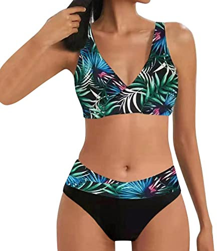 WILLBEST meerjungfrauenflosse Speed Badeanzug Damen Sport große größen Damen Bikini Slip schwarz Langarmshirt Yoga Jumpsuit Retro Bikini rosa ausgefallene Bikinis Badeshorts lang s