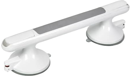 12-Zoll-Duschgriff-Haltegriff mit starkem Saugnapf for Badewannen, Duschen, Duschsicherheitshandlauf, kein Bohren, Badezimmer-Balance-Bar Haltegriffe für Senioren