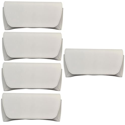 WRITWAA 5stücke Brillenetui Für Damen Stilvolles Und Kompaktes Brillenetui Aus Robustem Für Sonnenbrillen Und Lesebrillen Für Reisen Schule Und Büro