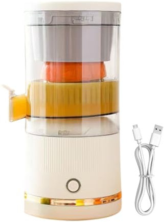 de separación automática, carcasa portátil, exprimidor de cítricos eléctrico, zumo de fruta con recipiente integrado, separación celular, extractor portátil de zumo de naranja para lima/pomelo