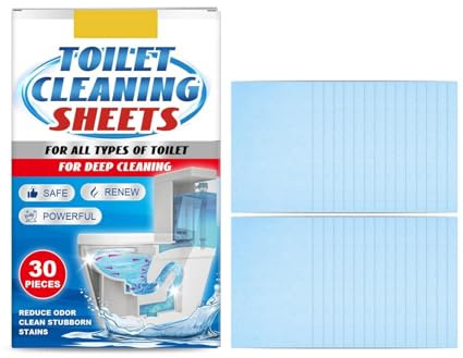 WC-Reiniger Tabs - Toilettenreiniger-Extra starke Reinigung von WCs, Toiletten & Urinalen,Reinigungstabletten,WC Schaum,Entfernung von Kalk, Urinstein und Schmutz (1)