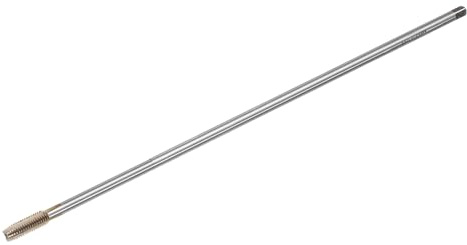 QUARKZMAN Metrisches Gewindebohrer M8x1,25x300mm, HSS6542 Gewindeschneider | Rechtshänder 3 Gerillter Flachkopf-Gewindebohrer, Gewindeschneidwerkzeug für Gusseisen, Kupfer, Legierung