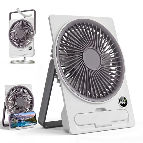 Ventilador Portatil, Mini Ventilador USB Recargable Silencioso Pequeño