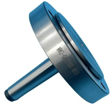 1 adattatore for mandrino MT2 - Flangia da 100 mm for mandrino del tornio - Acciaio ad alto contenuto di manganese, compatibile con mandrini a 3 e 4 griffe