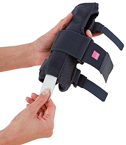 medi Manumed Handgelenk Bandagen Links – Handgelenkstütze zur Stabilisierung & Entlastung im Alltag – verstellbare Handgelenkbandage für sicheren Halt, atmungsaktiv & komfortabel – Links Größe 1