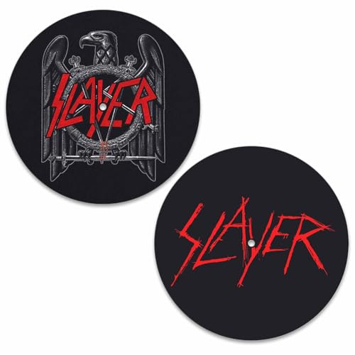 Slayer 'Eagle/verkratzt Logo Plattenspieler Slipmat Set (