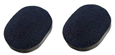 Lurrose Cleaning Sponge 2pcs Comfortable Natural Black Reusable Facial Sponge Cleansing Make Up Face Care for Ladies Girls Women Makeup