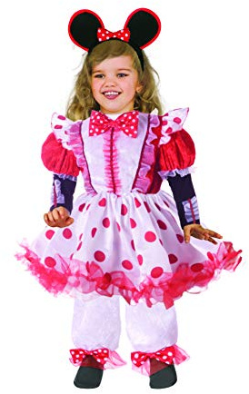Ciao- Topina Costume Bambina Disfraz, Color Blanco/Rojo, 1-2 Anni (14787.1-2)