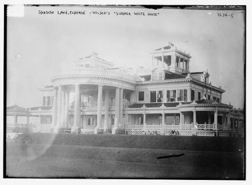 HistoricalFindings Photo: Shadow Lawn,Elberon - Wilson's 'Summer White House',Exterior View,Bain News