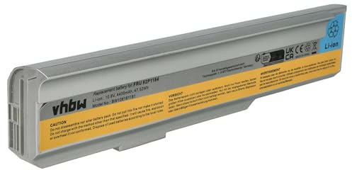 vhbw Battery Replacement for Lenovo FRU 92P1184, FRU 92P1186 for Laptop (4400mAh, 10.8V, Li-Ion)
