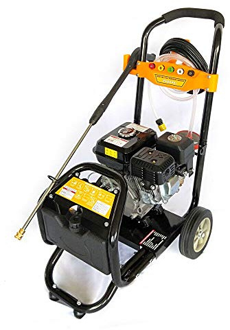 Pulitore a benzina ad alta pressione, 7,5 CV, motore a benzina, idropulitrice a vapore, ad alta pressione, con ugelli Quick Connect da 170 bar, pulitore portatile con tubo da 8 m