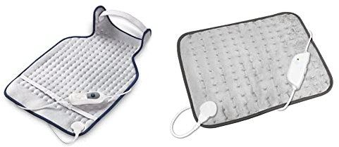 Medisana HP 460 Almohadilla Térmica para Cuello y Espalda + Almohada Eléctrica Dorsal con 4 Niveles de Temperatura, Protección contra Sobrecalentamiento,