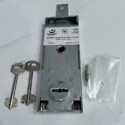 serratura per basculante/garage chiave doppia mappa 1 punto di chiusura CIPIERRE ENTRATA 30 MM