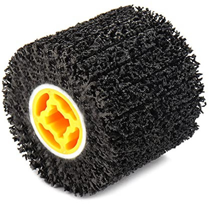 115 X 100 Mm Schleifdrahtziehen Rundrad Schleifwerkzeuge Poly Strip Schleifscheibe Für Möbel Holz Skulptur Stahl