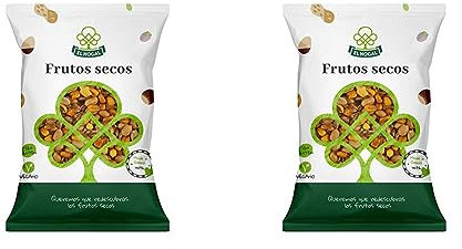 EL NOGAL Frutos Secos Cóctel de Frutos Secos Variados Bolsa, 1000 G (Paquete de 2)