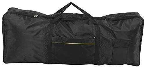 QANYEGN E-Piano-Tasche, Oxford-Stoff, Schwarze Tastaturtasche, Schutzhülle Für Elektronisches Orgelklavier Mit 61 Tasten, Für Reisen Und Aufbewahrung