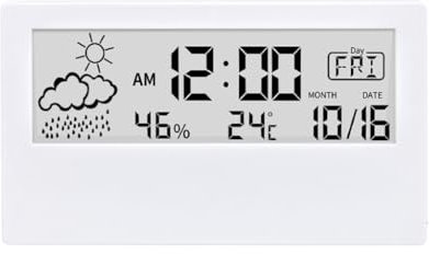 Réveil numérique LED pour chambre à coucher Réveil électrique Radio Heure Chambre Chevet Horloge