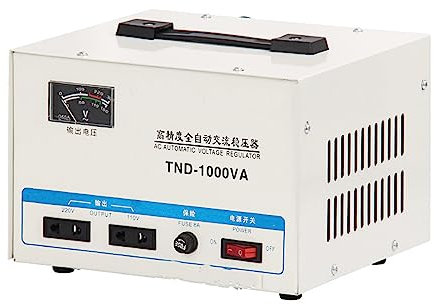 GZHMMAN Voltage Stabilizer Stabilizzatore DiTensione per Uso Domestico Protezione da 220V Stabilizzatore di Tensione CA Automatico Stabilizzatore DiTensione CA Monofase Scorrevole,1500VA