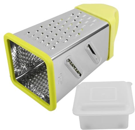 FUNOMOCYA Rallador Inoxidable Para Cocina Rallador De Queso Cortador De Zanahorias Fácil De Usar y Almacenar