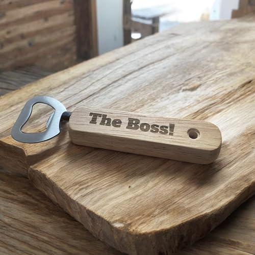 Ashton and Finch The Boss Bottle Opener – Gift for Beer Lovers, for Birthdays, Father's Day, and Special Occasions
