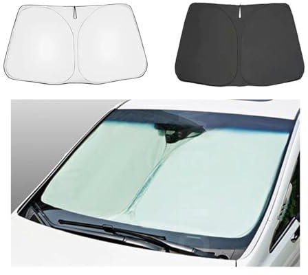 ESPYN Sonnenschutz Für VW Für Polo Fließheck Mk6 2017-2021 Magnetische Auto Sonnenschutz Schild Frontscheibe Hinten Seite Fenster Sonnenschutz Visier Autoscheibenabdeckung(Front Windshield)