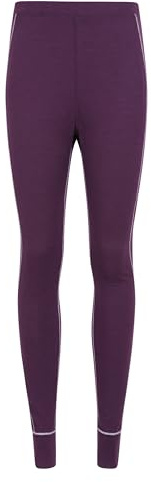 Mountain Warehouse Asgard Pantalon thermique en laine mérinos pour femme – Legging chaud et confortable à séchage rapide pour femme – Couche de base à évacuation rapide – Camping d'hiver, plein air,