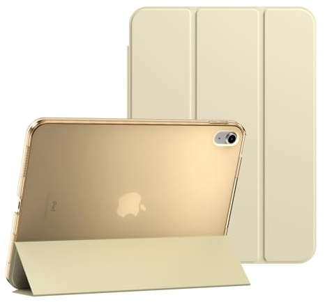 Funda para iPad de 10ª generación de 10.9 pulgadas, números de modelo A2757, A2777, A2696 (dorado)