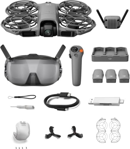 DJI Neo Combo Motion Fly More, mini drone con fotocamera UHD 4K, 135g drone che vola da solo e ti segue, decollo dalla mano, con RC Motion 3 e 3 batterie (Landing Pad + Elastic Band)