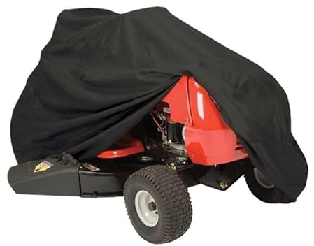 Pond Liners Flexible Liners, Riding Lawn Mower Covers Waterproof Outdoor,Durable Anti-UV 210D Polyester Fabric,Fits Up To Decks Rider Ride-on Lawnmower Tractor Storage Cover(183 * 137 * 117CM)