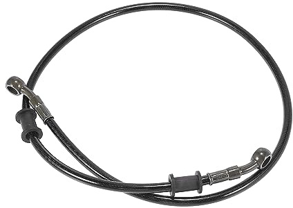 Tubi Freno, Frizione e Olio per Moto, Rivestiti, Neri, 60 cm (23,62 Pollici)