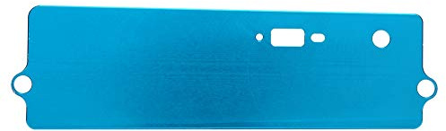 Ausla RC Battery Cover, Aluminum Alloy, Perfect Fit for HSP 1/10 Nitro Truck 94188, Durable and Easy Installation, Precise CNC Machining (Blue)