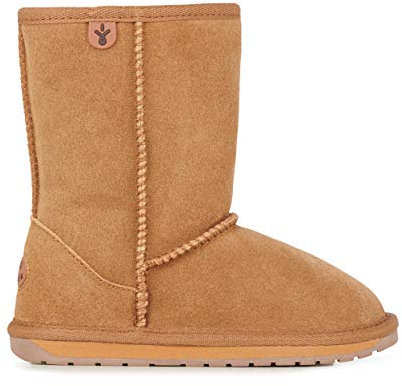 EMU Australia Kids Wallaby Lo Wool Boot, Chestnut, Size 31