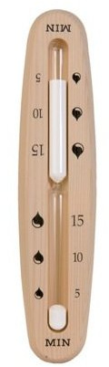 Sauna Sanduhr Exklusiv weißer Sand