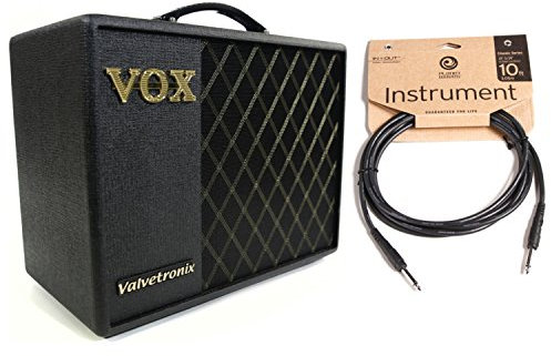 VOX VT20X Instrumentenkabel für Gitarre, 20 W, mit 3 m langem Instrumentenkabel