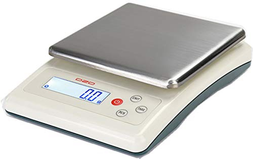DZD DJKF 3 kg brevvåg med 0,1 g noggrannhet, strömförsörjning och batterier, många inställningar