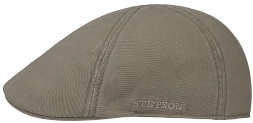 STETSON Texas Cotton Flat Cap enfargad UV-skydd 40 Dam Var Sommar