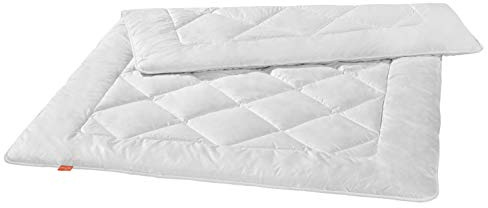 liebling Kamelhaar Ganzjahresdecke 155x220 cm, Medium Bettdecke | Kamelhaardecke, Kamel Decke 155 x 220 cm, Ganzjahresbettdecke, Steppdecke, 100% Baumwolle, Made in EU, OEKO-TEX