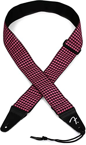 Fender© Houndstooth Strap, Pink, L