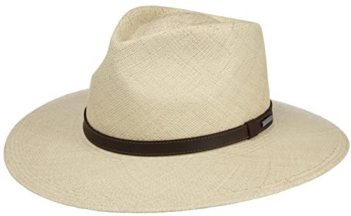 Stetson Uni Traveller Chapeau Panama Bande en Cuir UV 40 Homme Printemps Ete