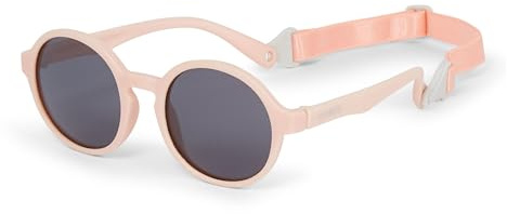 Original Dooky Fiji Lunettes de soleil rondes pour filles et garçons, adaptées aux jeunes enfants et aux bébés, protection UV-A & UV-B, verre incassable avec bande réglable & amovible), rose