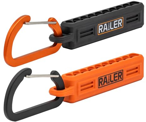 10-Hole Bitrail with Carabiner