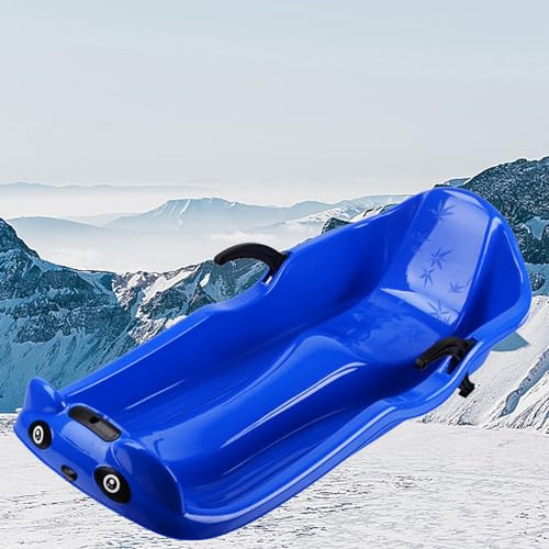 Snow Sledge Kids Double,Snow Sledge with Backrest,Plastic Snow Sled,Plastic Sleds for Sand,Snow Sledge Board