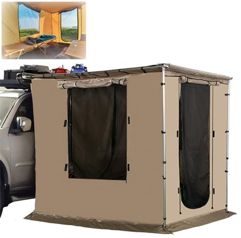 XRRJFYH Auto Zelt, Auto Vorzelt, Car Tent, Auto Markise, 420D Oxford-Stoff, Sonnenschutz, PU2000mm, für 5~8 Personen (Size : 200x300cm/79x118in)