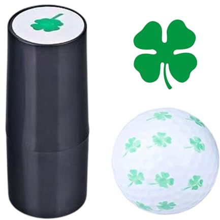 Jormftte Golfball-Stempelmarker, 1 Stück, 0,78 Zoll grüner Golfball-Stempel, Golfball-Stempel, wiederverwendbar, markieren Sie Ihren eigenen Golfball-Stempel, Golfergeschenk, Golfzubehör