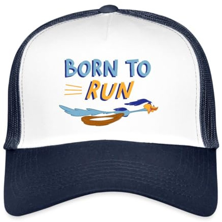 Spreadshirt Looney Tunes Road Runner Born to Run Trucker Cap