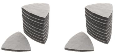Dreieckiges Scheuerschwamm, industriell, strapazierfähig, Nylon, Reinigungstuch, 800 fein, 2 Stück