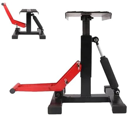 Martinetto a forbici per moto, sollevatore a forbice per moto, supporto sollevatore a forbice | 544,3 kg di capacità di stabilità, per riparazione moto, regolabile da adatto per moto da cross