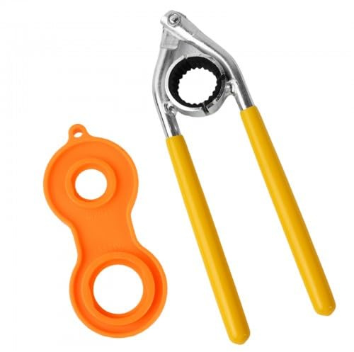 Husalsea 2 Pieces Faucet Aerator Wrench Carbon Steel Alloy Faucet Tightener Rust Resistant Anti-Slip Bubbler Wrench for Aerator 21.5-27 mm