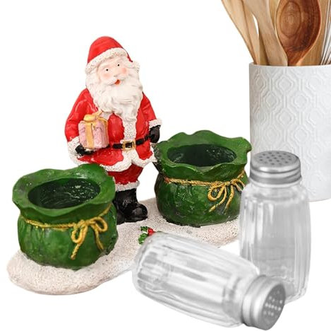Saliera natalizia – Salina e pepe decorative a tema natalizio